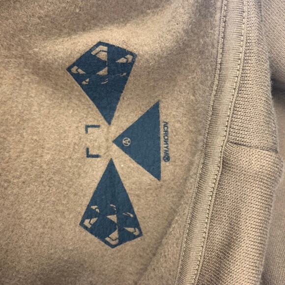 ACRONYM x GmbH Size L Tan Cotton Double Front Panel S26- PR Popover Hoodie - Picture 6 of 6